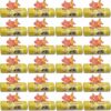 FRIO Aroma - 360 Scented Bin Liners 30 L, 24 x 15 Pieces Yellow | Tropical Flowers Scent | 52 x 58 cm | Strong, Small Waste Bags for Kitchen & Waste Separation
