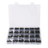 FTVOGUE Hex Standoff Screw Nut Kit Nylon Male Female Standoff 360Pcs M2 M2.5 M3 Black Threaded Spacer Set for PCB Motherboard Circuit Board Electronics Assembly