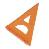 FTVOGUE Positioning Triangular Ruler, Engineering Plastics Woodworking Square Ruler, 45 X 30cm Engraved Marking Layout Tool with Slider for Woodworking and Carpentry