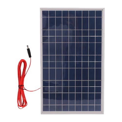 FTVOGUE Solar Panel Kit, Monocrystalline Solar Panel and Controller 80W with 60A Charge Controller, Flexible Dual Quick Charging Complete Accessories for RV Boat Farm Roof Phone