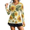 FUIALDOLG Womens Long Sleeve Polo Shirt Stretch Athletic Tops, Daily Wear