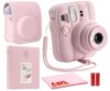 FUJIFILM INSTAX MINI 13 Instant Film Camera (Candy Pink) (16963113) + Compatible Carrying Case Pink + Photo Album + Cleaning Cloth (6pc Bundle)