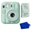 Fujifilm Instax Mini 13 Instant Film Camera (Lagoon Green) Bundle with Additional Accessories