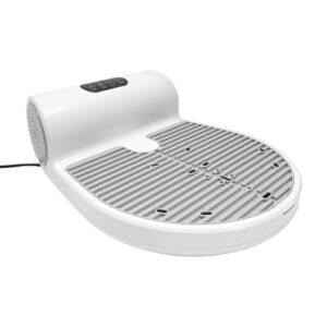 Full Body Dryer for After Shower 1500W,2 Speeds Care, 110-120V Corded Electric Heater Blow Touch-in Control Waterproof Non-Slip Feet Stand Grav