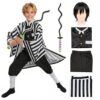 Full Set Kids Boys Anime Halloween Cosplay Costume Uniform Kimono（150）
