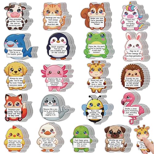 Fulmoon 120 Pcs Anxiety Sensory Stickers Textured Rough Fidgets for Mental Health, Autism & ADHD, Mindfulness Decal for Stress Relief, Supplies for School Counselor(Inspirational Word)