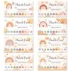 Fumete 400 Pcs Punch Cards for Classroom Reward Cards Behavior Incentive Loyalty Awards for Kids Students Teachers School Business, 8 Styles, 3.5 x 2 in(10 Boho Punches Style)