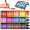 FUMILE Bulk Crayons Class Pack, Non-Toxic Easy-Hold Crayon for Kids, 600ct