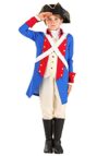 Fun Costumes Boys Revolutionary War Child Costume, Founding Father Outfit with Jacket, Pants, and Hat for Halloween & Pretend Play 2X-Large