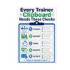 Functional Checklist Design Poster - Every Trainer Clipboard Needs - 13x19