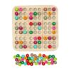 Fun Express 8 1/2" Multicolor Sudoku Number Wooden Board Game – 82 Pc.