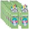 Fun Express Pastel Crayons for Easter - 24 boxes of 4 crayons - Easter Basic Supplies and Basket Stuffers