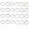 Fun Express Sand Art Bracelets for Kids - Bulk kit Makes 24, Includes Funnel - Sand Art Crafts and Party Favors - Sand Sold Seperately