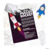 Fun Express Stem Rocket Pulley Craft Kit - 12 Pieces - Educational and Learning Activities for Kids