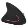 Funien 2.4GHz Left Handed Wireless Optical Mouse with Adjustable DPI, Nan USB Receiver, 6 Programmable Buttons, Automatic Power Saving, BackForward Internet Navigation for Natural PalmWrist Position