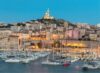 Fun Jigsaw Puzzle 1000 Pieces for Adults Basilica Notre Marseille Harbour France for Toddler Learning Educational 29.5 x 20 in