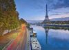 Fun Jigsaw Puzzle 1000 Pieces for Adults Eiffel Tower Paris France for Toddler Learning Educational 29.5 x 20 in