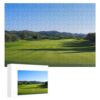 Fun Jigsaw Puzzle 1000 Pieces for Adults Serene Greenery Peaceful Landscape of A Wellkept Golf Course Fairway for Toddler Learning Educational Puzzles 29.5 x 20 in