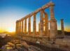 Fun Jigsaw Puzzle 1000 Pieces for Adults Temple Poseidon at Sounion Greece for Toddler Learning Educational 29.5 x 20 in