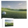 Fun Jigsaw Puzzle 1000 Pieces for Adults The Golf Ball is On A Green Lawn in A Beautiful Golf Course with Morning Sunshine for Toddler Learning Educational Puzzles 29.5 x 20 in