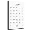 Fun Jigsaw Puzzle 500 Pieces for Adults Russian Alphabet Graphic Poster Alphabet Poster Wall Art Kitchen Decorations Family Colorful Puzzles 20.5 x 15 in
