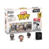 Funko Bitty Pop! Mandalorian 4-Pack​: The Mandalorian, Kuiil, Offworld Jawa, and A Surprise Mystery Mini Figure - 0.9 Inch (2.2 Cm) - Gift Idea - Cake Topper