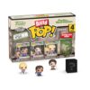 Funko Bitty Pop! Parks & Recreation 4-Pack: Ann, Leslie, April, and a Mystery Bitty POP! Figure - 0.9 Inch (2.2 Cm) - Stackable Display Shelf Included - Party Bags Stocking