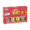 Funko Pop! Bitty: Simpsons - Scratchy, Grandpa Simpson, Lisa Simpson, and A Surprise Mystery Mini Figure - 0.9 Inch (2.2 Cm) - The Simpsons Collectable - Stackable Display Shelf Included - Gift Idea