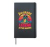 Funny 2nd Grade Dragon Boys Girls Back To School Hardcover Journal, Black
