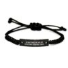 Funny Assistant Principal Gifts - Graduation Unique Rope Bracelet for Women - Gifts from Friends - Do Not Make Me Use My Assistant Principal Voice