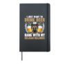 Funny Belgian Malinois Dad Of A Belgian Malinois Father Hardcover Journal, Black