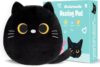 Funny Black Cat Heating Pad for Teen Girls Women