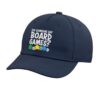 Funny Board Game Gift for Men Women Card Gamer Lover Player Adjustable Printed Baseball Hat, Navy Blue