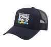Funny Board Game Gift for Men Women Card Gamer Lover Player Trucker Hat with Adjustable Mesh Back, Navy Blue