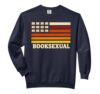 Funny Book Readers Retro Flag Novelty Booksexual Comfort Colors Adult Sweatshirt