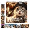 Funny Cat Calendar 2027, Cat Selfie Wall Calendar 2027 Wall Decor