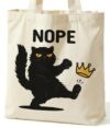 Funny Cat Gifts Tote Bag, Sarcastic Cat Tote Bag for Coworker Friend