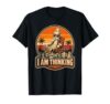Funny Chess King I Am Thinking Vintage Sunset T-Shirt