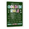 Funny Classroom Rule Signs for Teachers, Classroom Rule Decor for Preschool High Middle School Math English Science Chemistry Class Teacher Gift Metal Sign 8x12 Inch