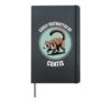 Funny Coati Design For Men Women Kids Raccoon Coati Lover Hardcover Journal, Black