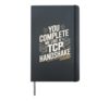 Funny Computer Valentine Day Network Engineer Hardcover Journal, Black
