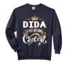 Funny Dida Title Above Queen Gift for Grandma Comfort Colors Adult Sweatshirt