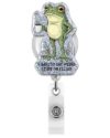 Funny Frog Badge Reel, Sarcastic Gifts for Nurse Doctor Teacher Friends