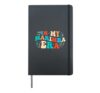 Funny Marimba Instrument Pun for a Marimba Player Hardcover Journal, Black