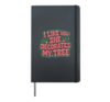 Funny Matching Christmas Couple Outfit Sarcastic Saying Xmas Hardcover Journal, Black