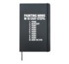 Funny Miniature Painter Design For Men Women Mini Painting Hardcover Journal, Black