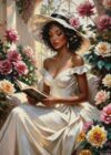 Funny Puzzle African American, Black Woman Puzzle for Adult 1000 Piece, Jigsaw Puzzles Art Leisure Game Fun Suitable Family Friends Educational Learning Games Gift 20x28in