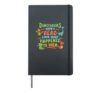 Funny Reading Teacher Dinosaurs Didnt Read Book Lover Reader Hardcover Journal, Black