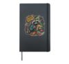 Funny Sixth Grade Cool Raccoon School Hardcover Journal, Black