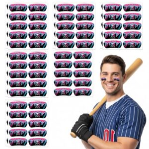 Funnysoft 120 Pcs Ice Cream Drip Baseball Eye Black Stickers Sports Face Eye Black Sticker for Football Baseball Softball Sport Themed Party Supplies Spirit Day Accessories